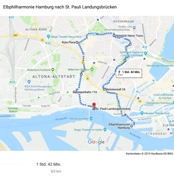 hamburg unter 50 euro strecke