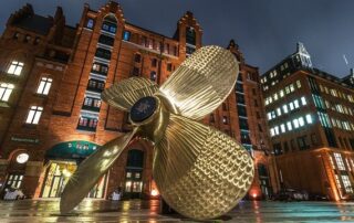 speicherstadt am abend